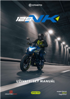 CFMOTO 125NK - Uzivatelsky manual SK 2021